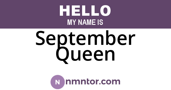 September Queen