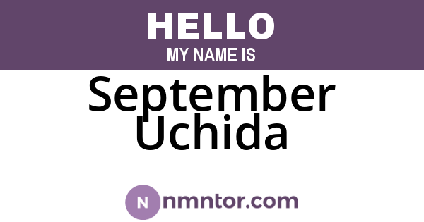 September Uchida