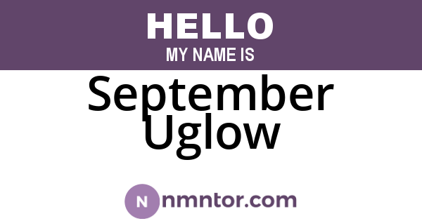 September Uglow