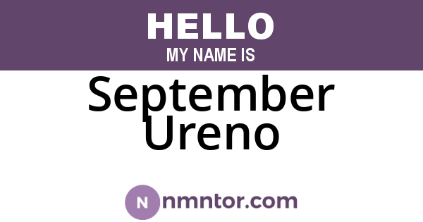 September Ureno