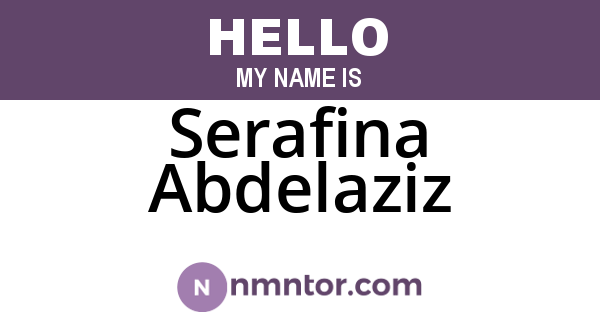 Serafina Abdelaziz