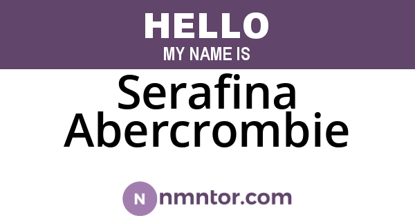 Serafina Abercrombie