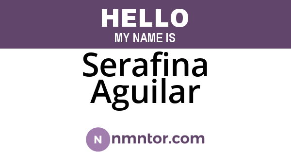 Serafina Aguilar