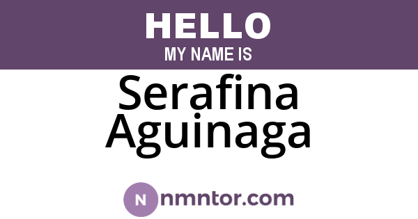 Serafina Aguinaga