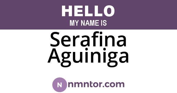 Serafina Aguiniga