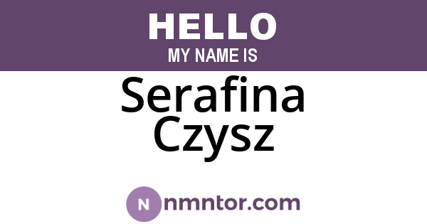 Serafina Czysz