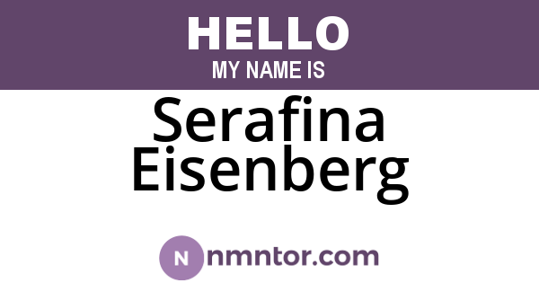 Serafina Eisenberg