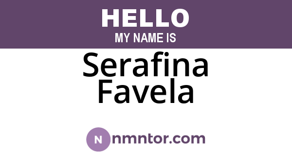 Serafina Favela