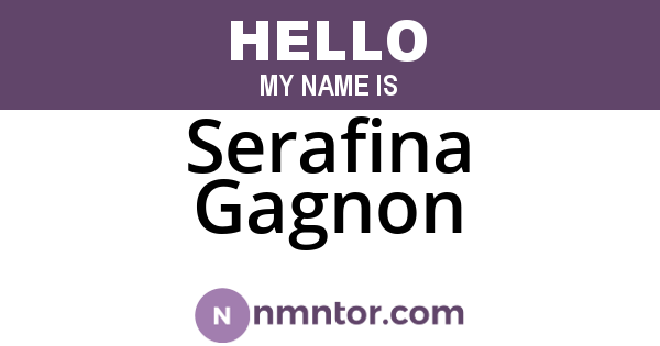 Serafina Gagnon