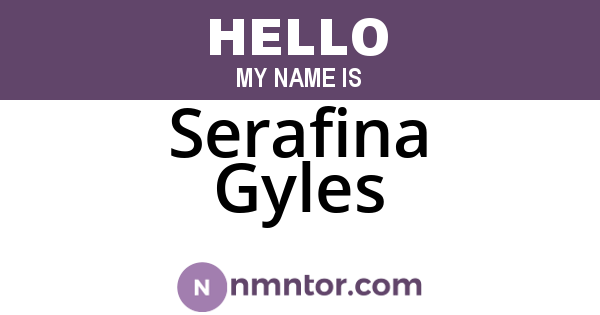 Serafina Gyles