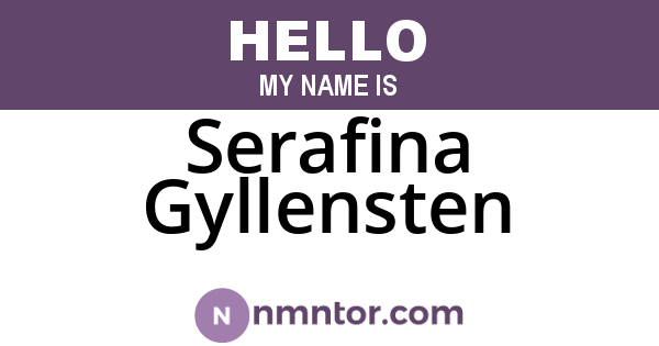 Serafina Gyllensten