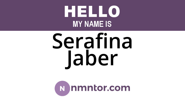 Serafina Jaber