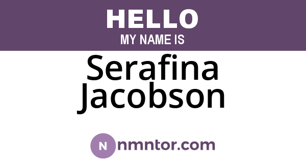 Serafina Jacobson