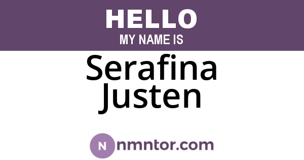 Serafina Justen
