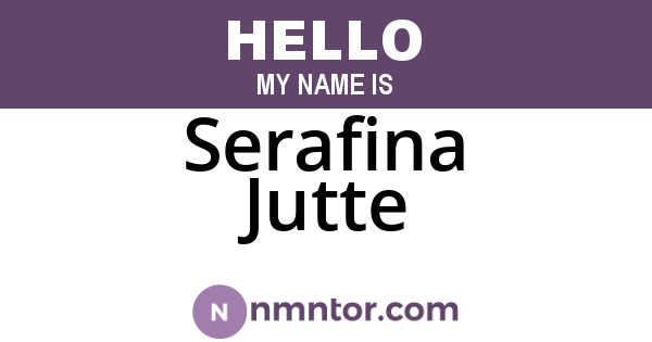 Serafina Jutte