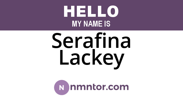 Serafina Lackey