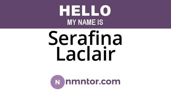 Serafina Laclair