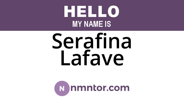 Serafina Lafave