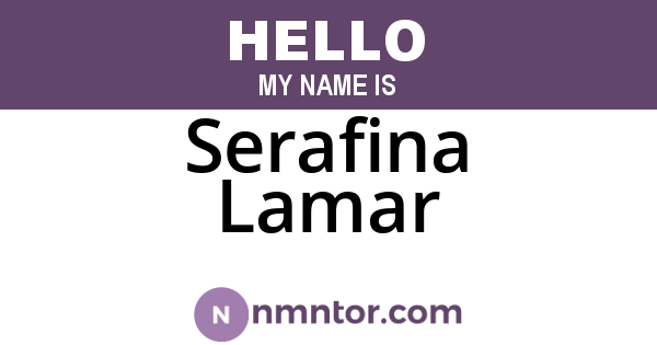 Serafina Lamar