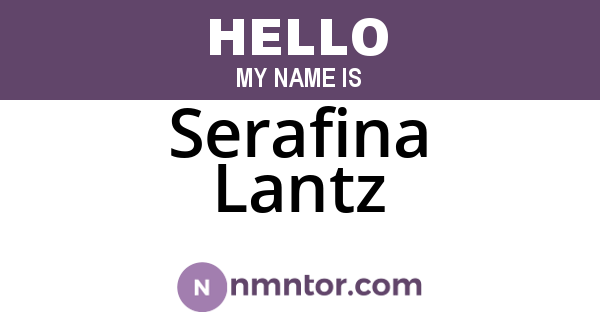 Serafina Lantz