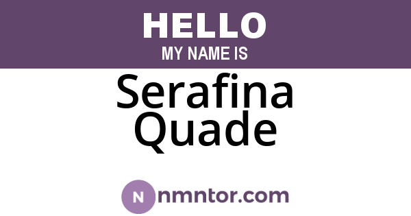 Serafina Quade