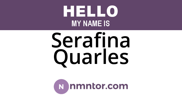 Serafina Quarles