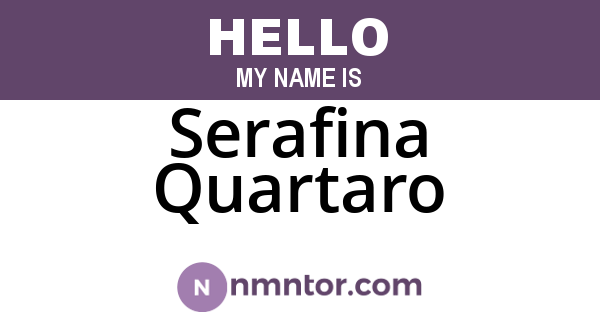 Serafina Quartaro