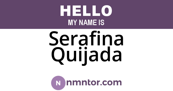 Serafina Quijada