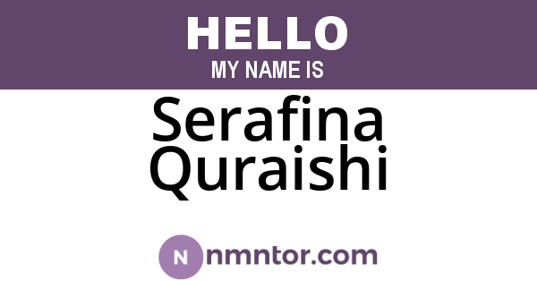Serafina Quraishi