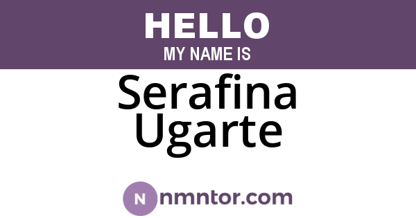 Serafina Ugarte