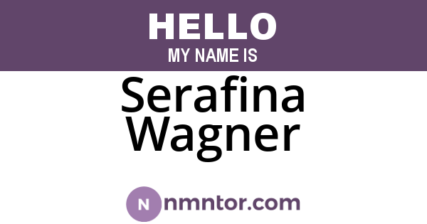 Serafina Wagner