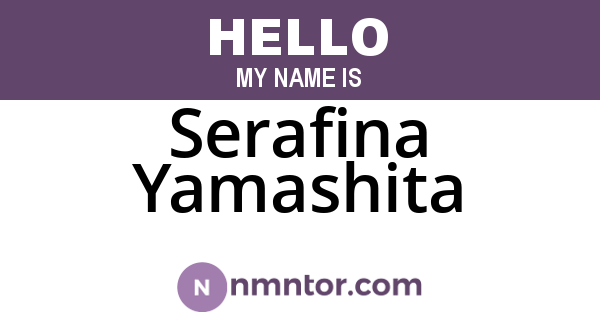 Serafina Yamashita