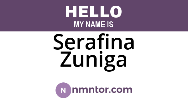 Serafina Zuniga