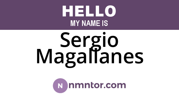 Sergio Magallanes