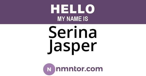 Serina Jasper