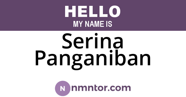 Serina Panganiban
