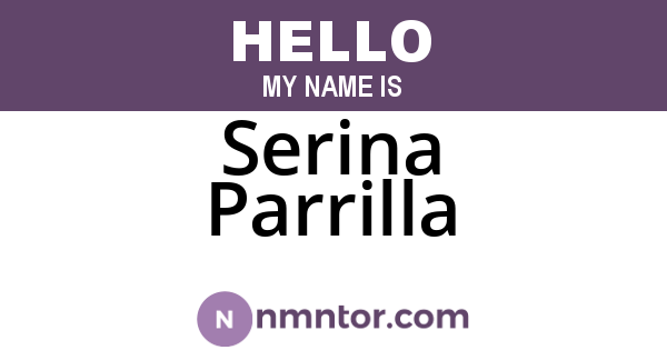 Serina Parrilla