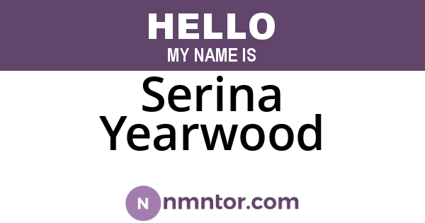 Serina Yearwood