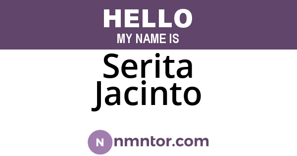 Serita Jacinto