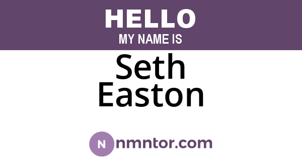 Seth Easton