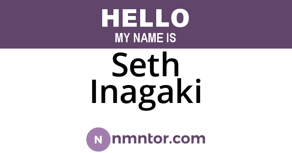 Seth Inagaki