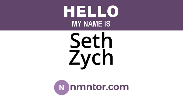 Seth Zych