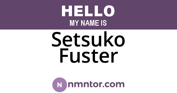 Setsuko Fuster