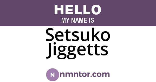 Setsuko Jiggetts
