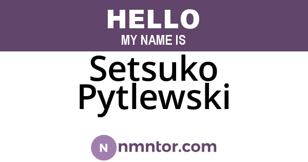 Setsuko Pytlewski