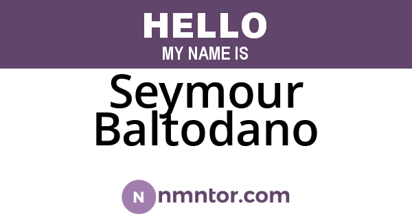 Seymour Baltodano