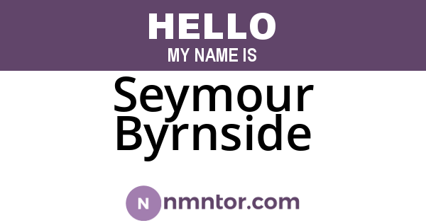 Seymour Byrnside