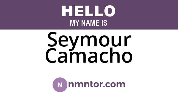 Seymour Camacho