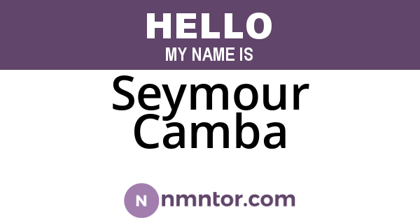 Seymour Camba