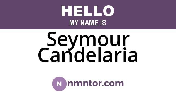 Seymour Candelaria